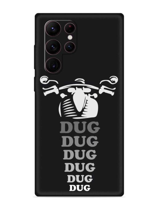 Dug Dug Dug Embossed Soft Silicone Case for Samsung Galaxy S22 Ultra