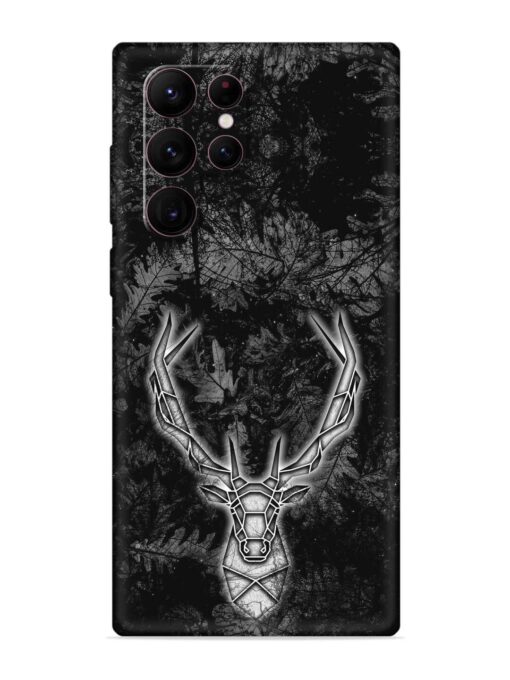 Ancient Deer Embossed Soft Silicone Case for Samsung Galaxy S22 Ultra Zapvi