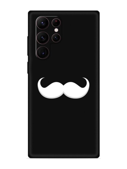 Mustache Vector Embossed Soft Silicone Case for Samsung Galaxy S22 Ultra Zapvi