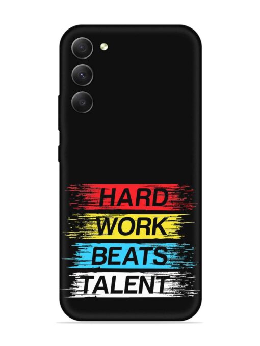 Hard Work Beats Embossed Soft Silicone Case for Samsung Galaxy S23 (5G) Zapvi