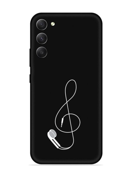 Music Earphone Vector Embossed Soft Silicone Case for Samsung Galaxy S23 (5G) Zapvi