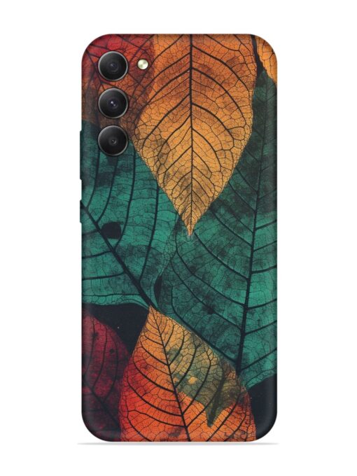 Leaves Artwork Embossed Soft Silicone Case for Samsung Galaxy S23 (5G) Zapvi