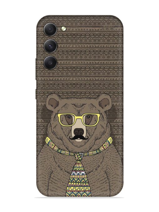 Grizzly Bear Embossed Soft Silicone Case for Samsung Galaxy S23 (5G) Zapvi