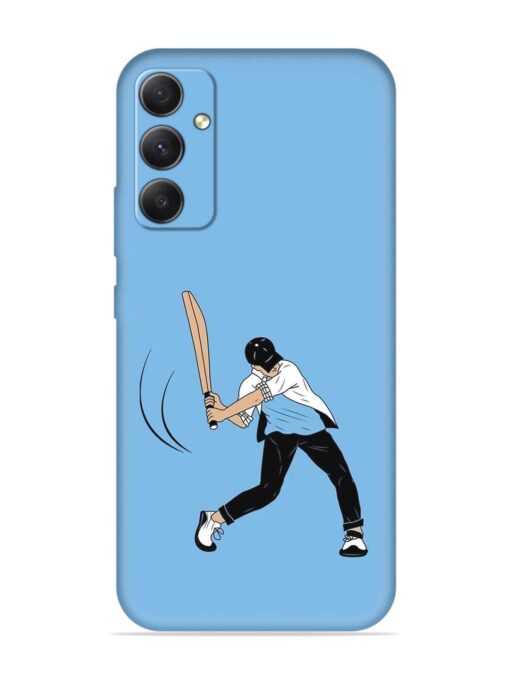 Cricket Gully Boy Embossed Soft Silicone Case for Samsung Galaxy S23 Fe (5G) Zapvi