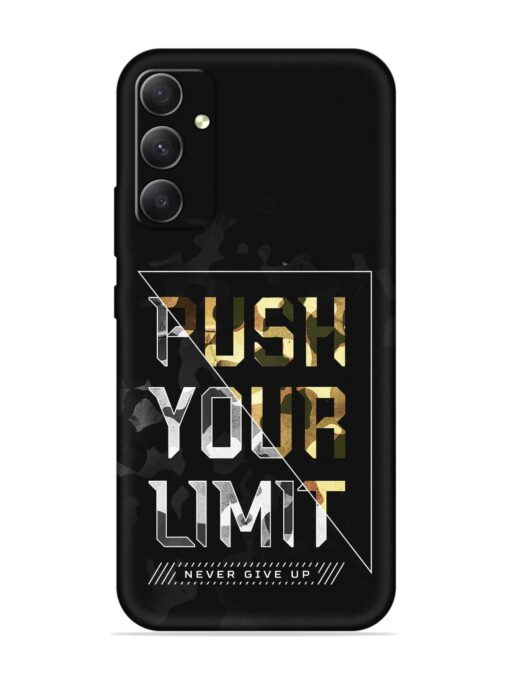 Push Your Limits Embossed Soft Silicone Case for Samsung Galaxy S23 Fe (5G) Zapvi