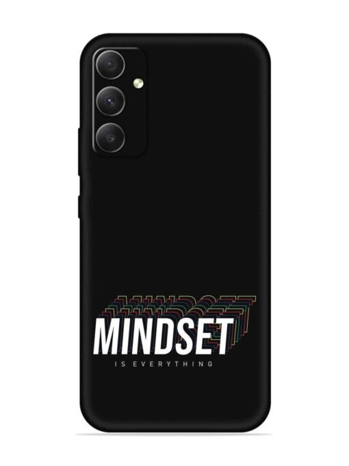 Mindset Everything Slogan Embossed Soft Silicone Case for Samsung Galaxy S23 Fe (5G) Zapvi