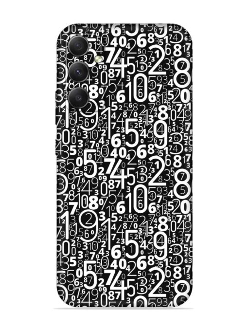 Many Numbers Different Embossed Soft Silicone Case for Samsung Galaxy S23 Fe (5G) Zapvi