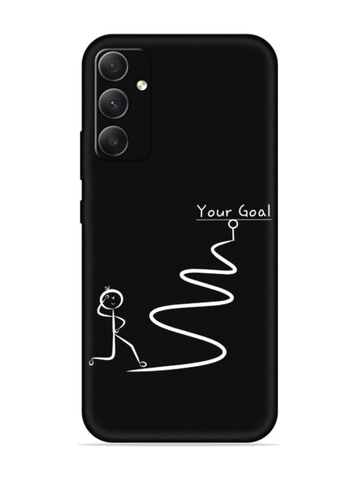 Your Goal Embossed Soft Silicone Case for Samsung Galaxy S23 Fe (5G) Zapvi