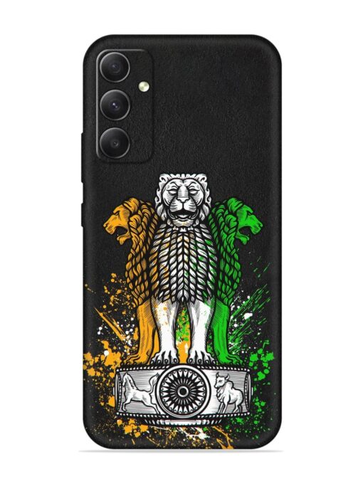 Pillars Of Ashoka Embossed Soft Silicone Case for Samsung Galaxy S23 Fe (5G) Zapvi