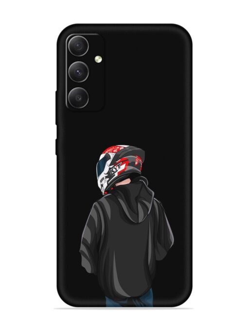 Motorcycle Rider Embossed Soft Silicone Case for Samsung Galaxy S23 Fe (5G) Zapvi