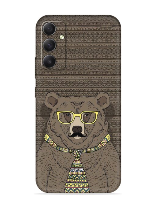 Grizzly Bear Embossed Soft Silicone Case for Samsung Galaxy S23 Fe (5G) Zapvi