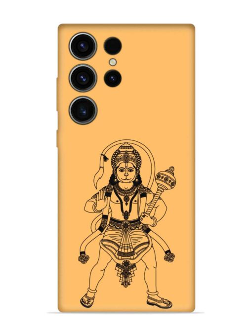 Indian God Hanuman Embossed Soft Silicone Case for Samsung Galaxy S23 Ultra Zapvi