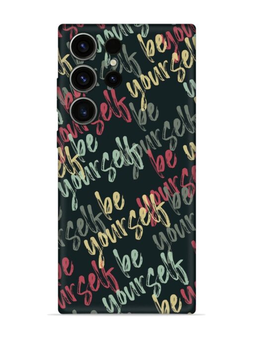 Yourself Seamless Embossed Soft Silicone Case for Samsung Galaxy S23 Ultra Zapvi