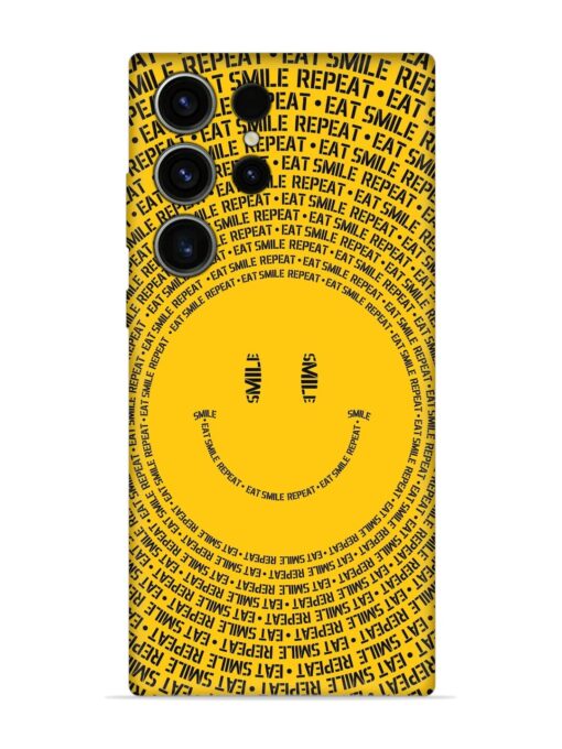 Smiley Embossed Soft Silicone Case for Samsung Galaxy S23 Ultra Zapvi