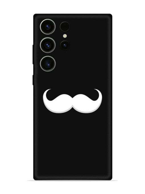 Mustache Vector Embossed Soft Silicone Case for Samsung Galaxy S23 Ultra Zapvi