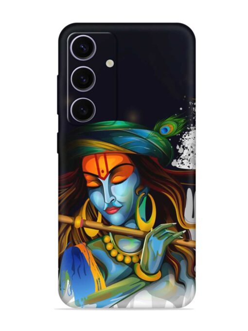 Krishna Art Embossed Soft Silicone Case for Samsung Galaxy S24 (5G) Zapvi