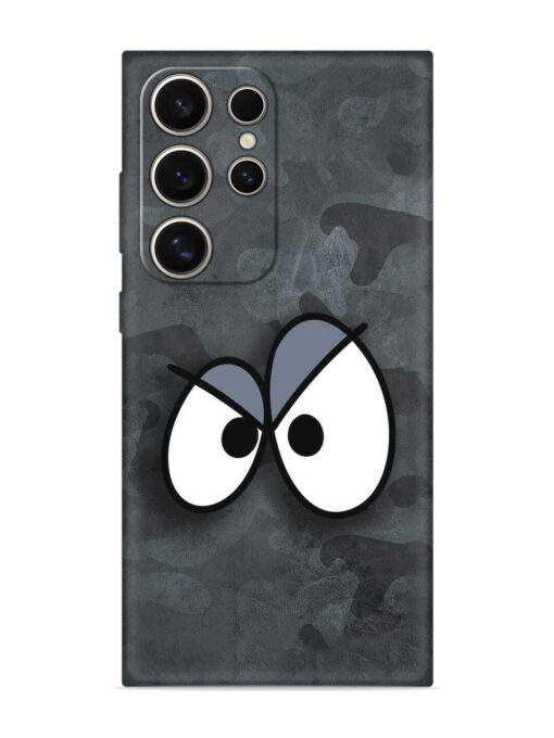 Big Eyes Night Mode Embossed Soft Silicone Case for Samsung Galaxy S24 Ultra (5G) Zapvi