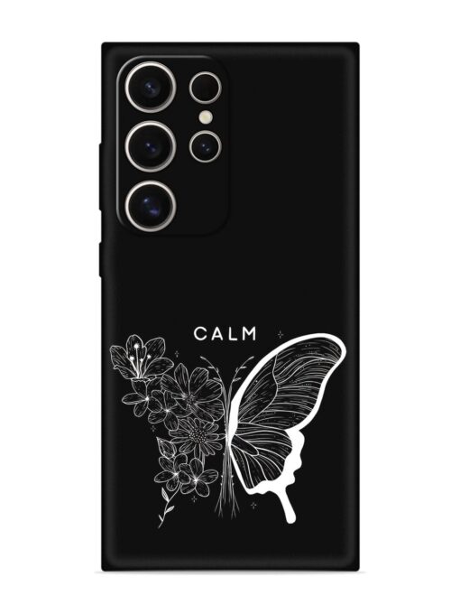 Calm Embossed Soft Silicone Case for Samsung Galaxy S24 Ultra (5G) Zapvi