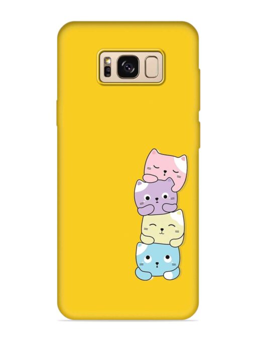 Cartoon Anime Embossed Soft Silicone Case for Samsung Galaxy S8 Zapvi