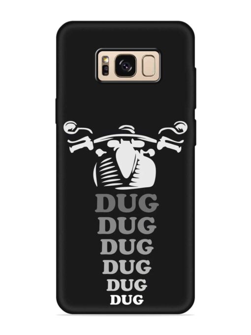 Dug Dug Dug Embossed Soft Silicone Case for Samsung Galaxy S8