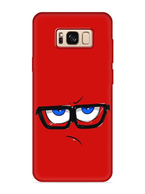 Rad Angry Face Embossed Soft Silicone Case for Samsung Galaxy S8 Zapvi