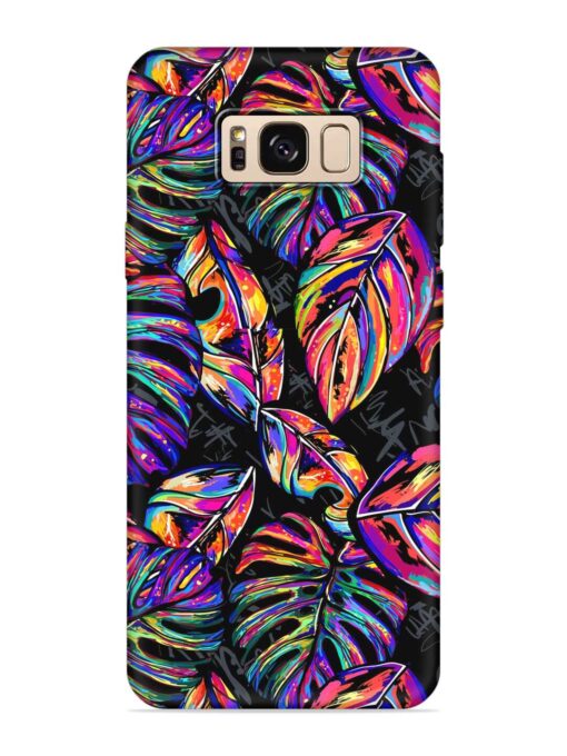 Tropical Seamless Vector Embossed Soft Silicone Case for Samsung Galaxy S8 Zapvi