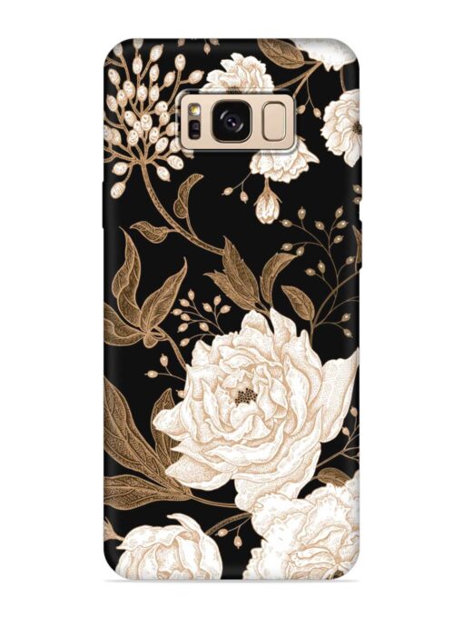 Peonies Roses Floral Embossed Soft Silicone Case for Samsung Galaxy S8 Zapvi