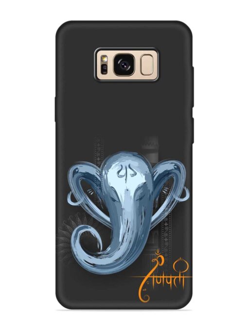 Illustration Lord Ganpati Embossed Soft Silicone Case for Samsung Galaxy S8 Zapvi