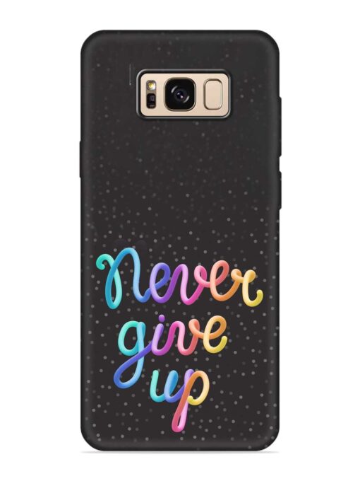 Colorful Stylized Rainbow Embossed Soft Silicone Case for Samsung Galaxy S8 Zapvi