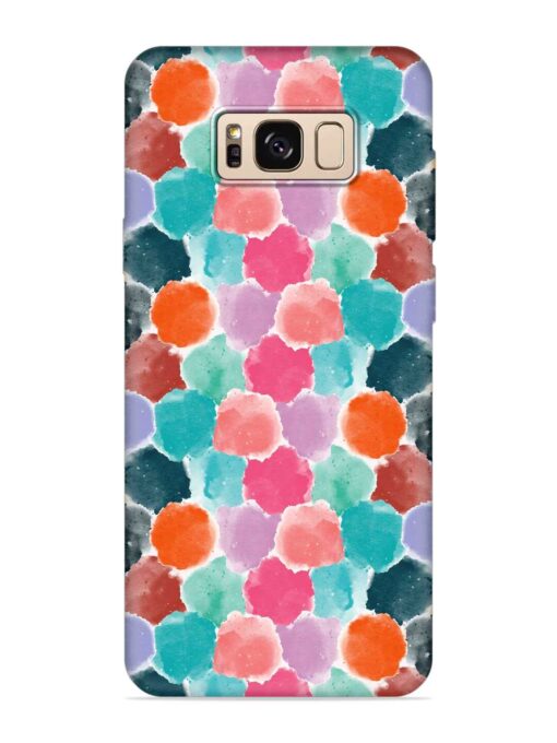 Colorful Seamless Pattern Embossed Soft Silicone Case for Samsung Galaxy S8 Zapvi