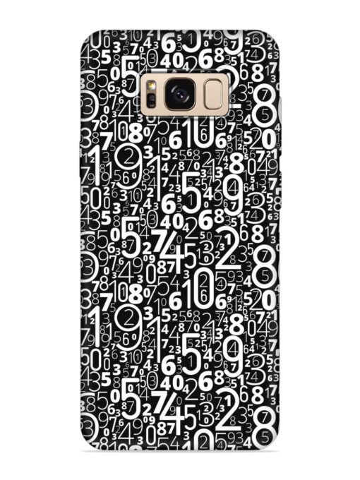 Many Numbers Different Embossed Soft Silicone Case for Samsung Galaxy S8 Zapvi