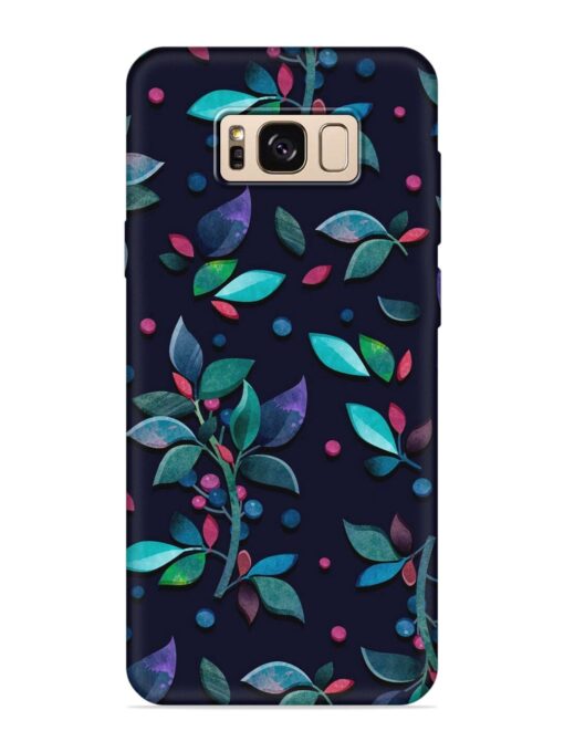 Decorative Watercolor Flower Embossed Soft Silicone Case for Samsung Galaxy S8 Zapvi