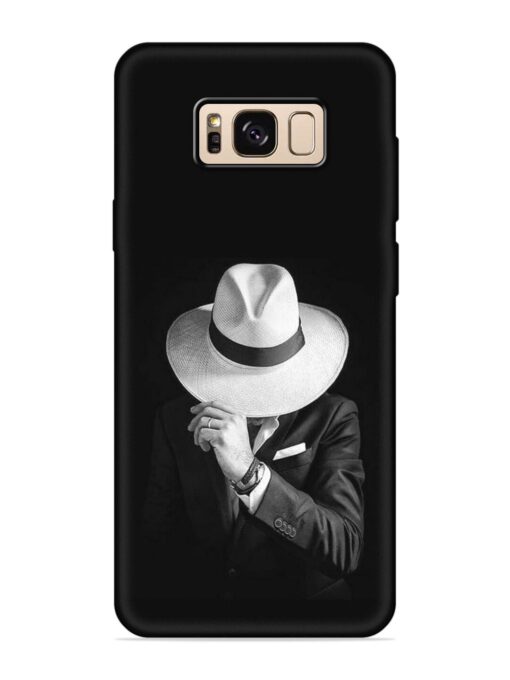 Men Under Hat Embossed Soft Silicone Case for Samsung Galaxy S8 Zapvi