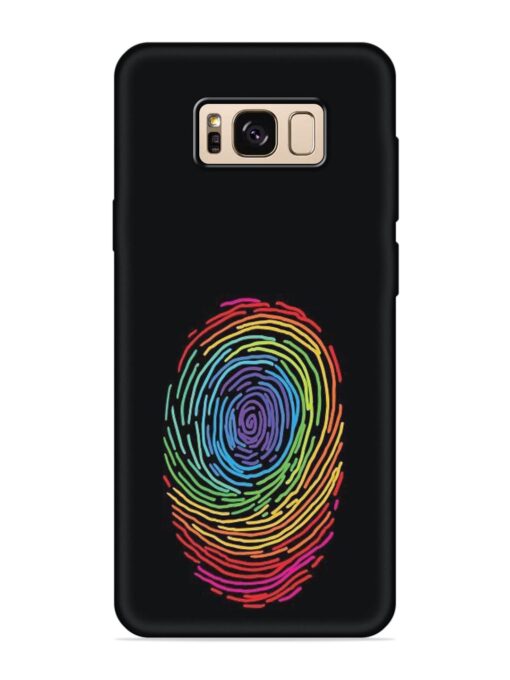 Fingerprint Of Thumb Art Embossed Soft Silicone Case for Samsung Galaxy S8 Zapvi