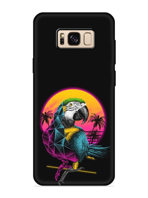 Rad Parrot Embossed Soft Silicone Case for Samsung Galaxy S8 Zapvi