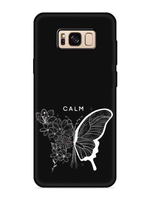 Calm Embossed Soft Silicone Case for Samsung Galaxy S8 Zapvi