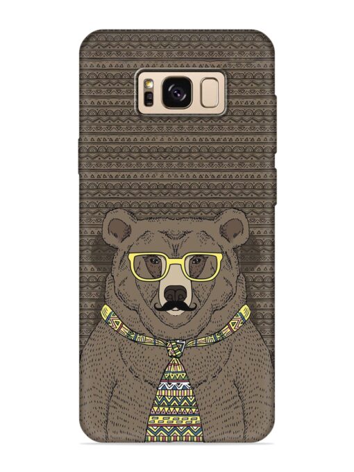 Grizzly Bear Embossed Soft Silicone Case for Samsung Galaxy S8 Zapvi