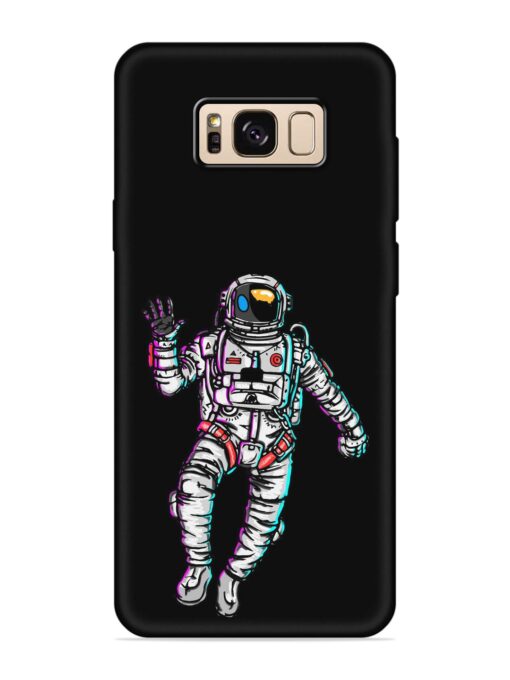 Spaceman Embossed Soft Silicone Case for Samsung Galaxy S8 Zapvi