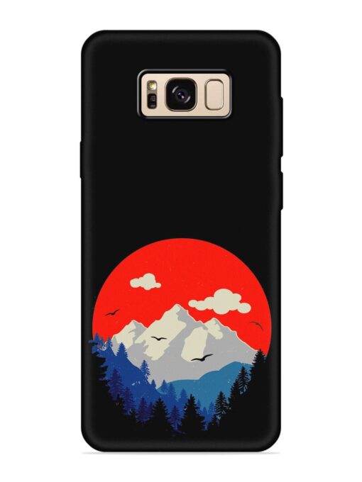 Mountain Abstract Embossed Soft Silicone Case for Samsung Galaxy S8 Zapvi