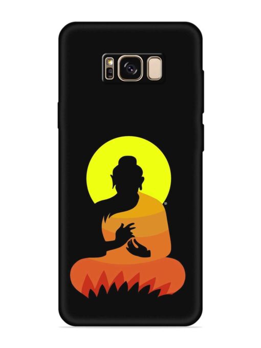 Buddha Art Black Embossed Soft Silicone Case for Samsung Galaxy S8 Plus Zapvi