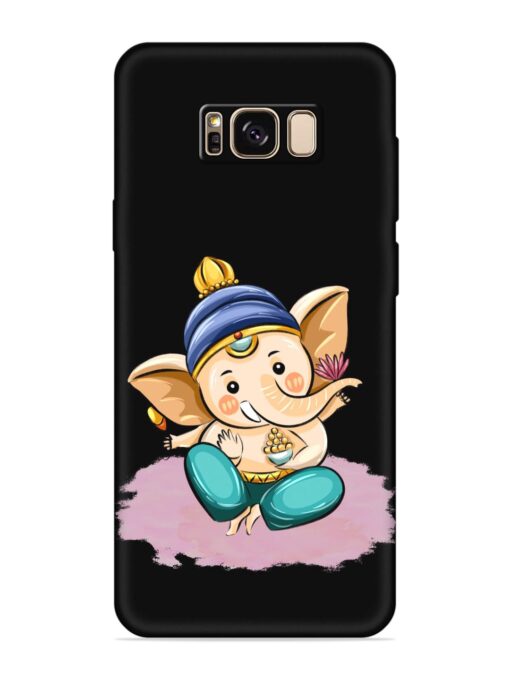 Bal Ganesh Vector Art Embossed Soft Silicone Case for Samsung Galaxy S8 Plus Zapvi