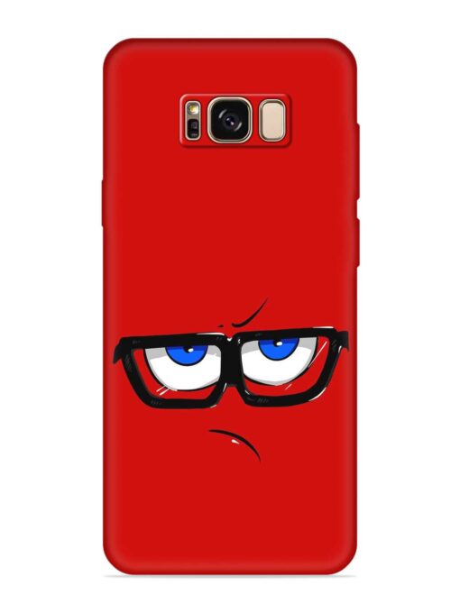 Rad Angry Face Embossed Soft Silicone Case for Samsung Galaxy S8 Plus Zapvi