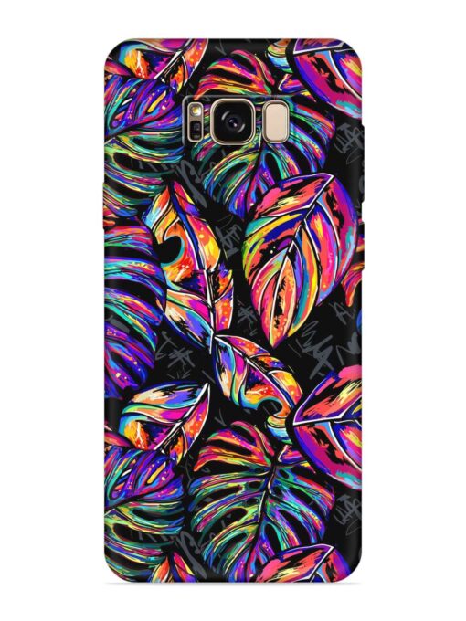 Tropical Seamless Vector Embossed Soft Silicone Case for Samsung Galaxy S8 Plus Zapvi