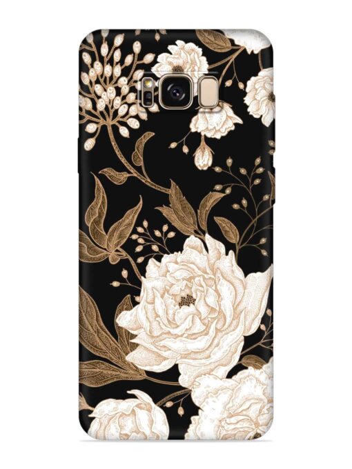 Peonies Roses Floral Embossed Soft Silicone Case for Samsung Galaxy S8 Plus Zapvi