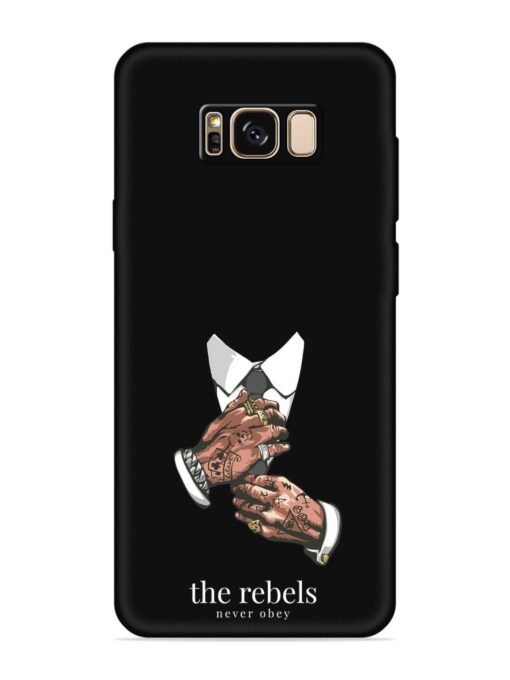 Rebels Slogan Man Embossed Soft Silicone Case for Samsung Galaxy S8 Plus Zapvi