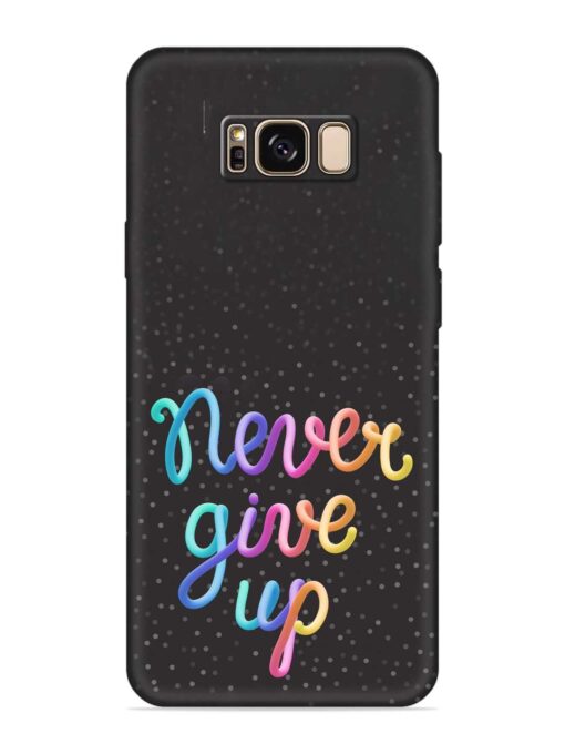 Colorful Stylized Rainbow Embossed Soft Silicone Case for Samsung Galaxy S8 Plus Zapvi