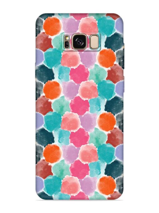 Colorful Seamless Pattern Embossed Soft Silicone Case for Samsung Galaxy S8 Plus Zapvi