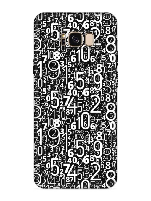 Many Numbers Different Embossed Soft Silicone Case for Samsung Galaxy S8 Plus Zapvi