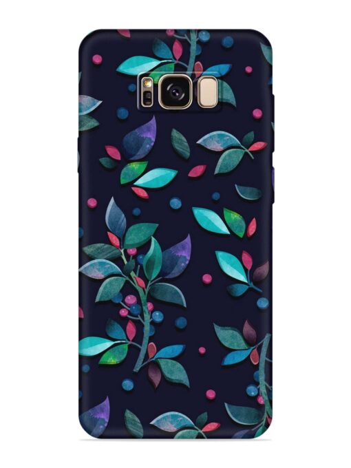 Decorative Watercolor Flower Embossed Soft Silicone Case for Samsung Galaxy S8 Plus Zapvi