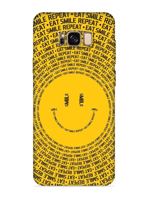 Smiley Embossed Soft Silicone Case for Samsung Galaxy S8 Plus Zapvi